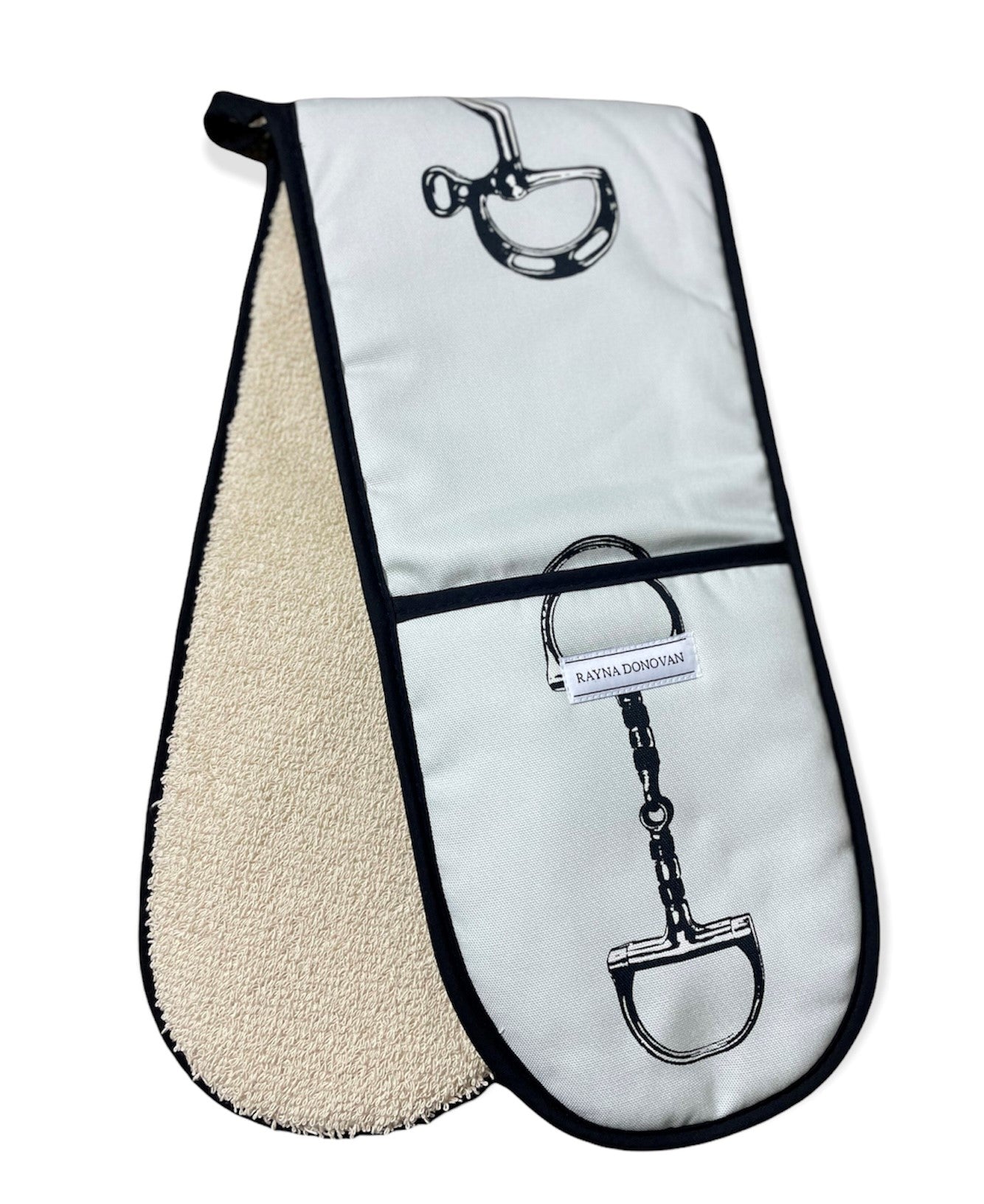 3 Horse Bit Oven Glove