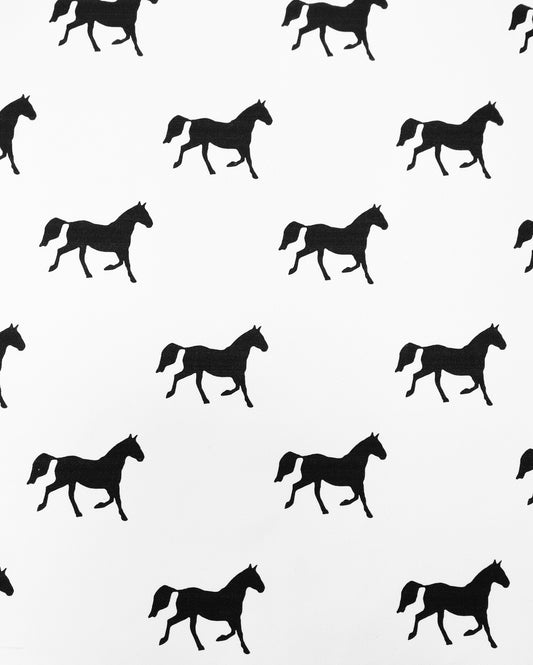 Silhouette Horse Fabric