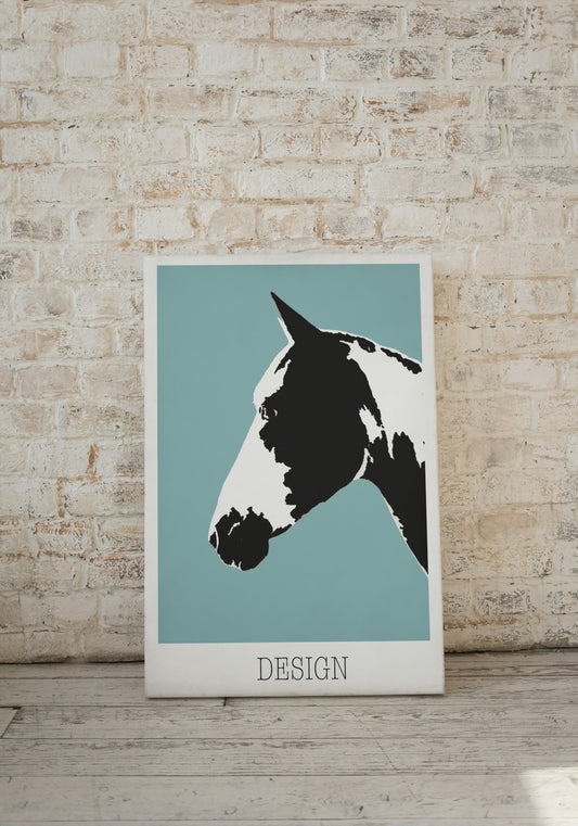 Personalised Horse head print