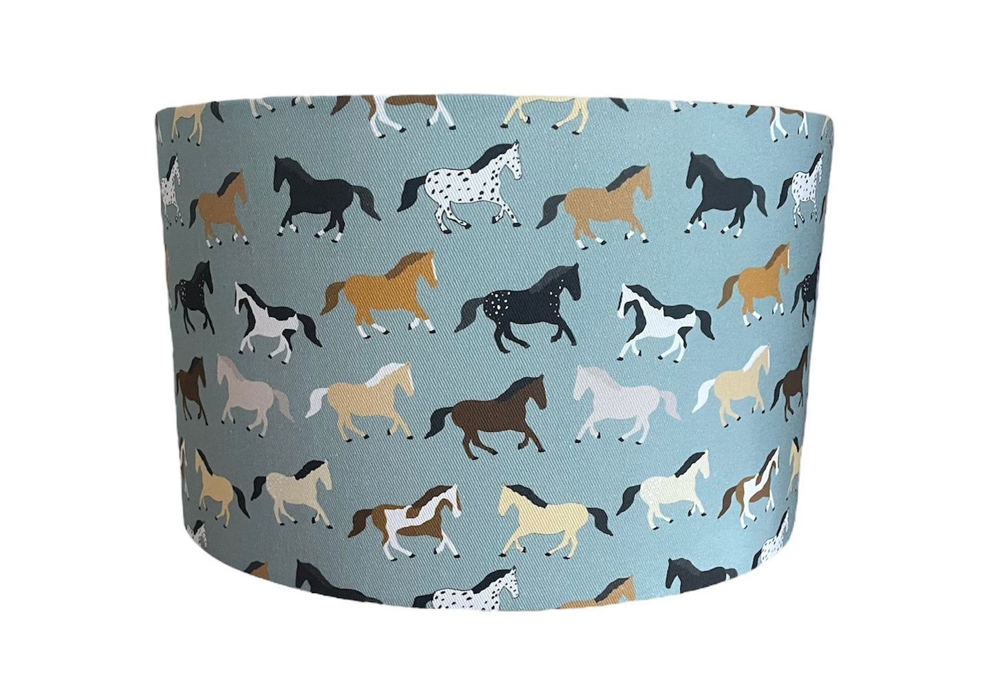 Coloured Horses lampshade