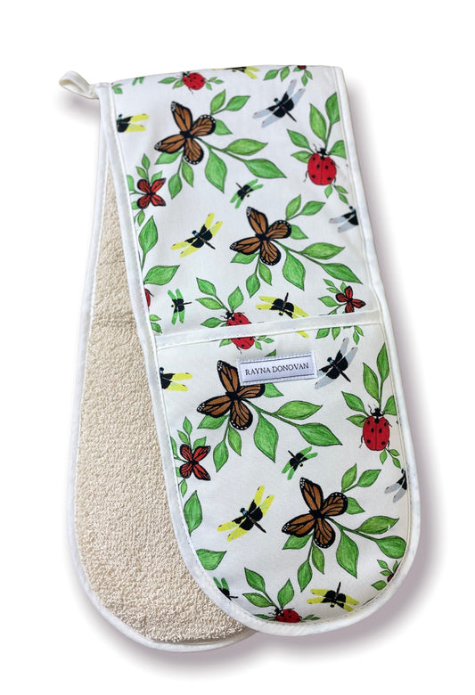 Garden Bugs Oven Gloves