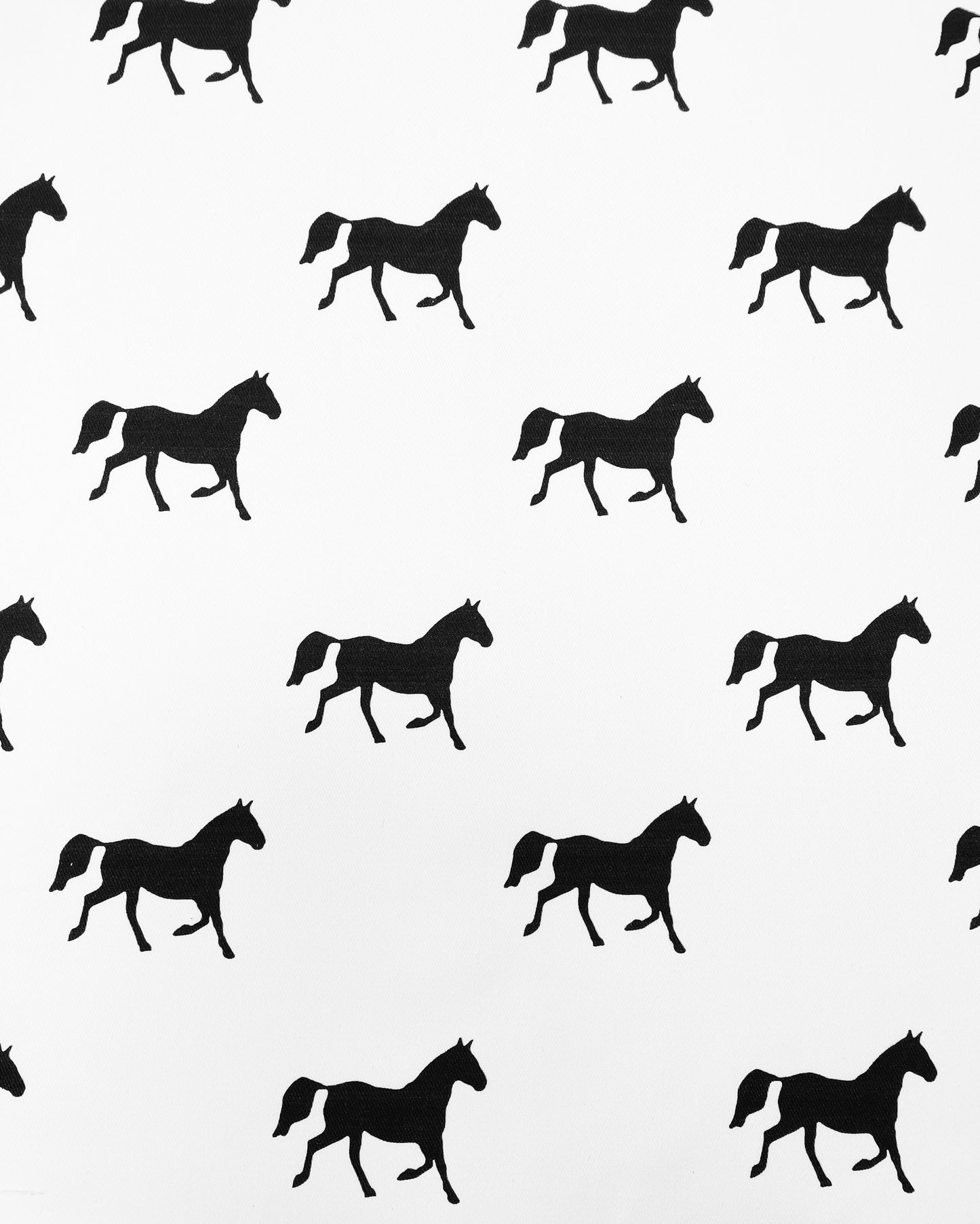 Silhouette Horse Fabric